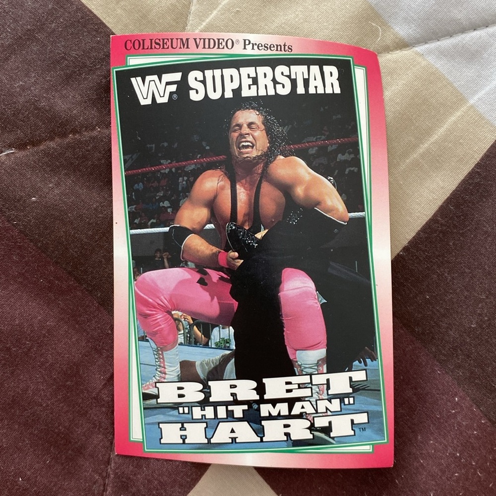 Vintage WWF Superstar Bret 'Hit Man' Hart Postcard - Picture 3 of 17